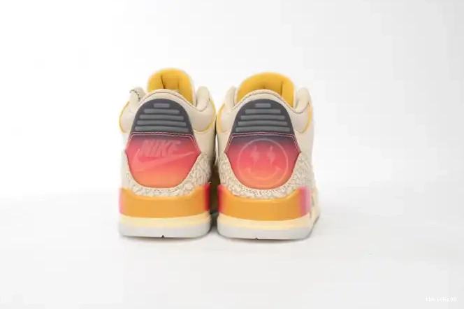 Cheap TBkick x Air Medellin Balvin 3 J Jordan FN0344-901 Sunset 0511